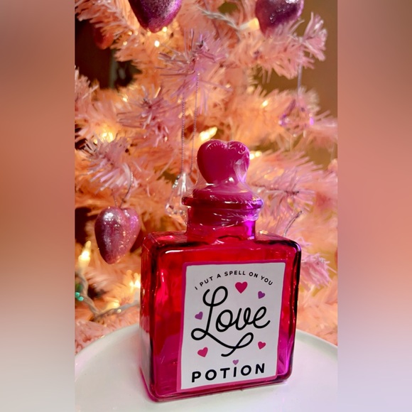 LOVE POTION Bottle Valentine’s Day decor 4.5” - Picture 2 of 5